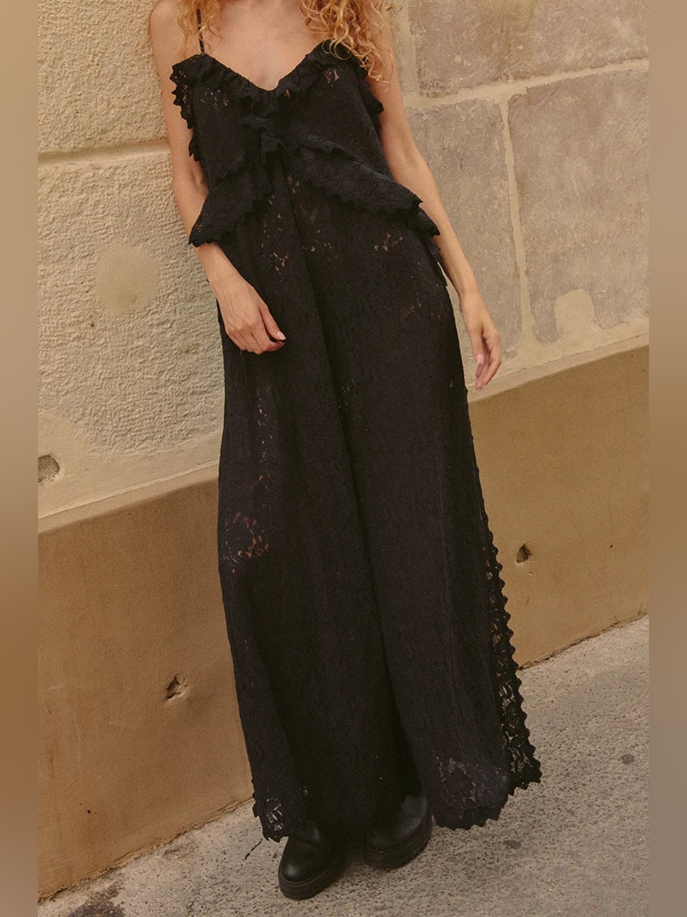 NWT✨ Spell Lux Lisbon Lace Strappy Maxi Dress